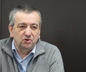 20.12.2022., Zagreb - Konferencija za medije Novog sindikata o zahtjevu za znacajnim povecanjem placa u Podravki. Nezadovoljan rezultatima kolektivnih pregovora reprezentativnih sindikata u Podravki, Novi sindikat trazi preraspodjelu dobiti Podravke radnicima u iznosu od 100 milijuna kuna.Photo: Marko Prpic/PIXSELL Photo: Marko Prpic/PIXSELL