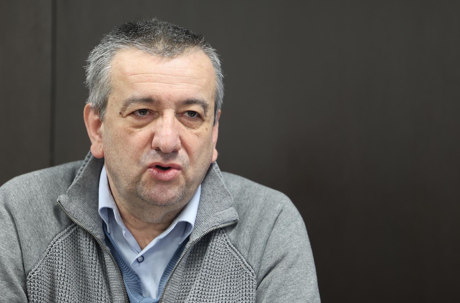20.12.2022., Zagreb - Konferencija za medije Novog sindikata o zahtjevu za znacajnim povecanjem placa u Podravki. Nezadovoljan rezultatima kolektivnih pregovora reprezentativnih sindikata u Podravki, Novi sindikat trazi preraspodjelu dobiti Podravke radnicima u iznosu od 100 milijuna kuna.Photo: Marko Prpic/PIXSELL Photo: Marko Prpic/PIXSELL