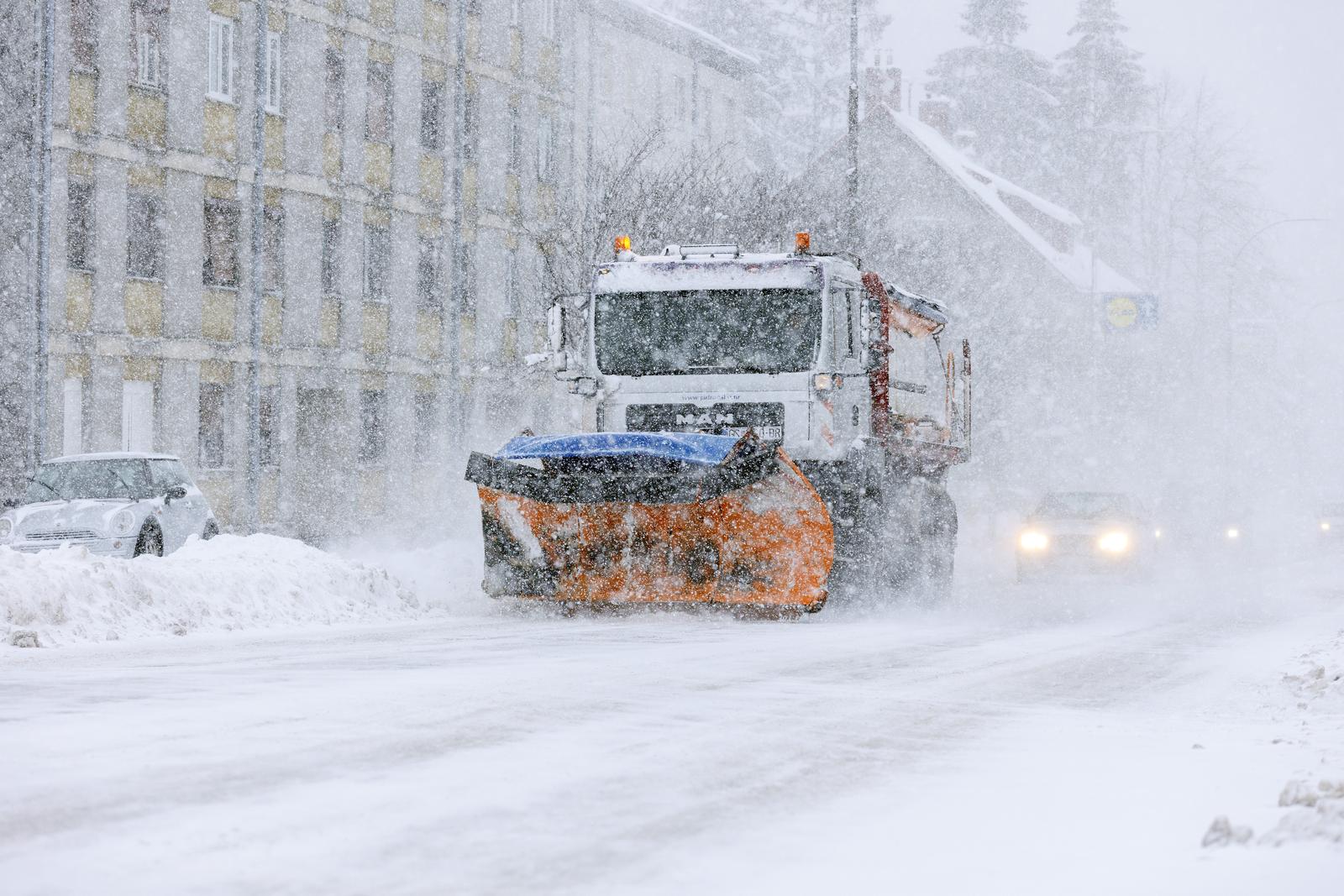 21.01.2023., Rijeka - Tijekom popodnevnih sati u Gorskom Kotaru poceo je padati snijeg.   Photo: Nel Pavletic/PIXSELL