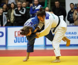 21.01.2023,Zagreb - U dvorani Sutinska vrela odrane su finalne borbe Prvenstva Hrvatske u judo-u. Finalna borba do 63 kg : Katarina Kristo vs. Nina Simic
 Photo: Jurica Galoic/PIXSELL