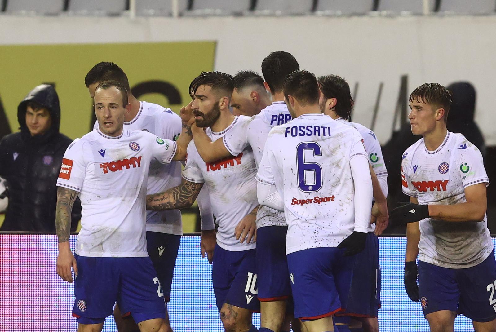 22.01.2023., stadion Poljud, Split - 18. kolo Supersport HNL-a, HNK Hajduk - HNK Sibenik.  Photo: Miroslav Lelas/PIXSELL