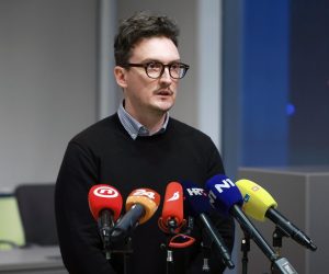 23.01.2023., Zagreb - Zagrebacki holding. Vezano za otkaze o radu i prosvjede radnika Cistoce, izjavu za medije dao je voditelj podruznice Cistoce Davor Vic. Photo: Sanjin Strukic/PIXSELL