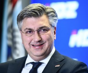 23.1.2023., Zagreb - Premijer Andrej Plenkovic dao je izjavu za medije nakon sjednice sireg Predsjednistva HDZ-a. Photo: Neva Zganec/PIXSELL