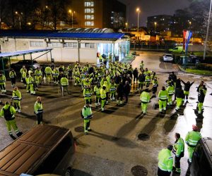 24.01.2023., Zagreb - Radnici Cistoce su i dalje u strajku. Photo: Slaven Branislav Babic/PIXSELL