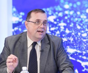 24.02.2022. Zagreb . Emisija u studiju 24sata o ratu u Ukrajini. Gosti Zeljka Antunovic,, Bozo Kovacevic i Robert Baric. Photo: Zeljko Lukunic/PIXSELL