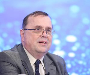 24.02.2022. Zagreb . Emisija u studiju 24sata o ratu u Ukrajini. Gosti Zeljka Antunovic,, Bozo Kovacevic i Robert Baric. Photo: Zeljko Lukunic/PIXSELL