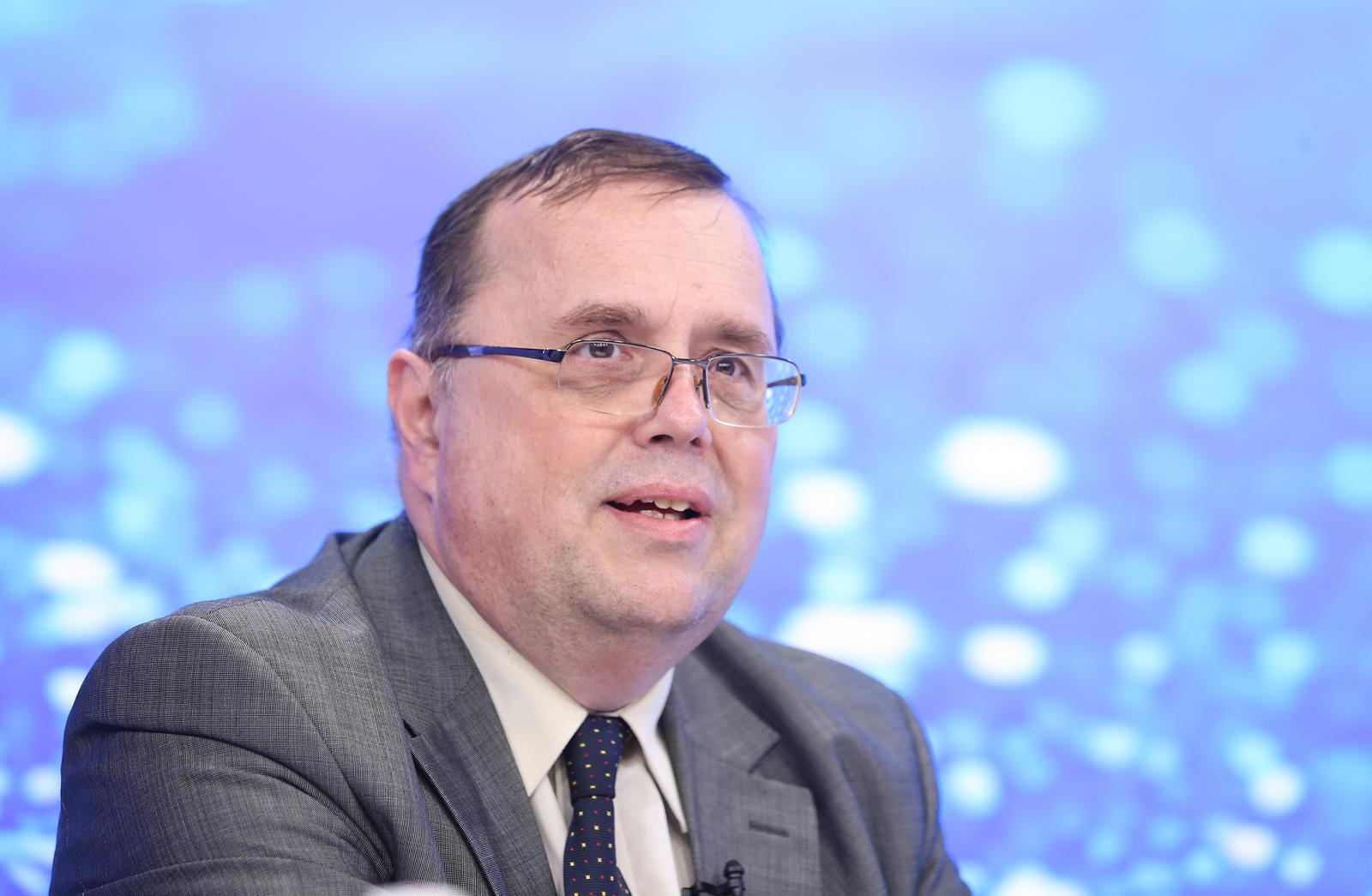 24.02.2022. Zagreb . Emisija u studiju 24sata o ratu u Ukrajini. Gosti Zeljka Antunovic,, Bozo Kovacevic i Robert Baric. Photo: Zeljko Lukunic/PIXSELL