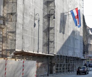 25.03.2021., Zagreb - Zagrada  Vrhovonog suda RH u obnovi. "nPhoto: Patrik Macek/PIXSELL