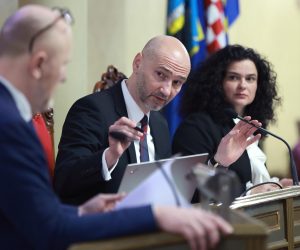 26.01.2023., Zagreb - 19. sjednica zagrebacke Gradske skupstine.  Photo: Sanjin Strukic/PIXSELL