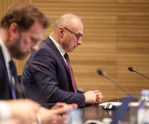 26.01.2023., Zagreb - Sjednica vlade u Nacionalnoj sveucilisnoj knjiznici. Gordan Grlic Radman Photo: Luka Stanzl/PIXSELL