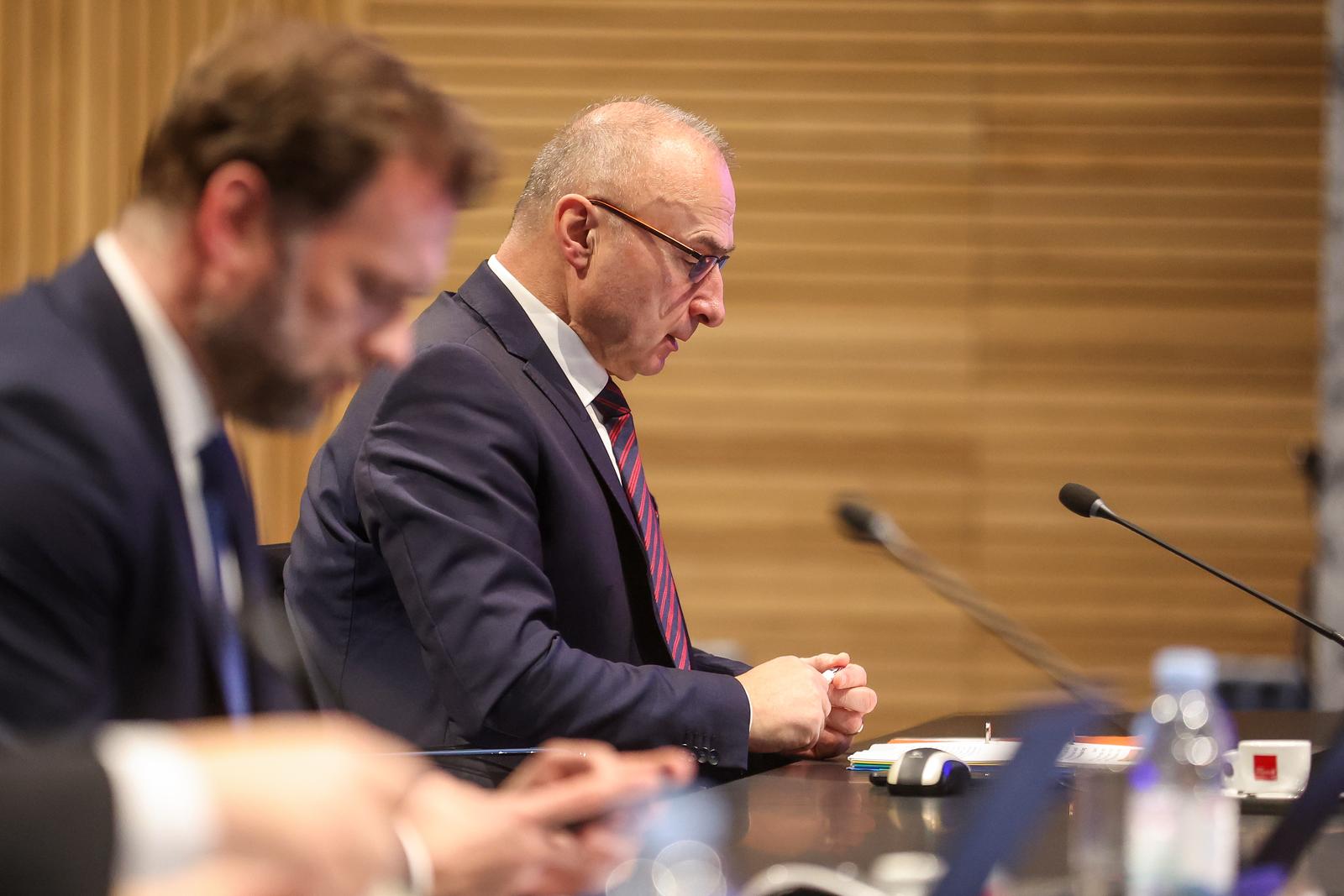 26.01.2023., Zagreb - Sjednica vlade u Nacionalnoj sveucilisnoj knjiznici. Gordan Grlic Radman Photo: Luka Stanzl/PIXSELL