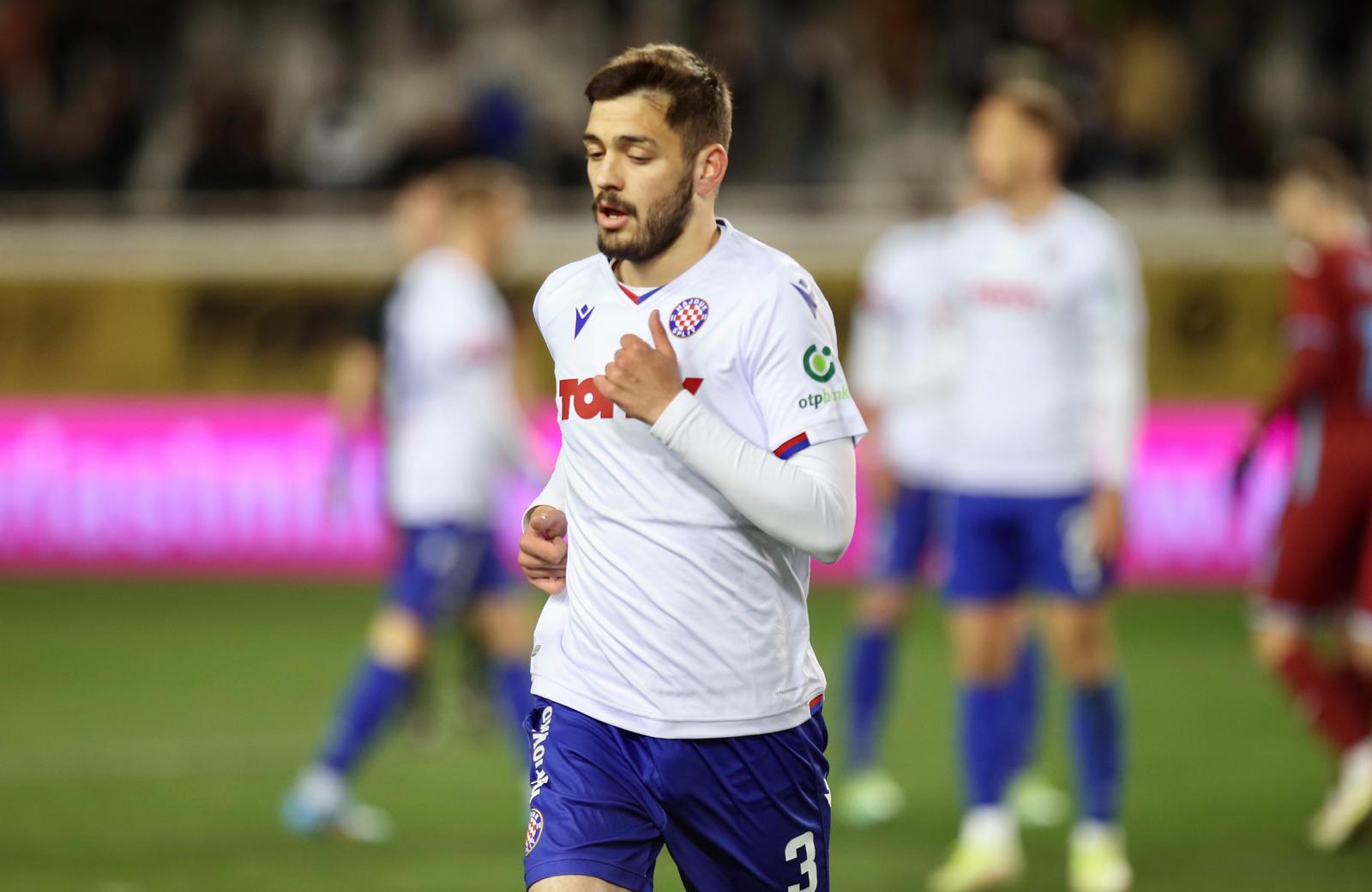 26.02.2022.,Split-Utakmica 25. kola Hrvatski Telekom Prve lige izmedju HNK Hajduk i HNK Rijeka na Poljudu.
 Photo: Ivo Cagalj/PIXSELL