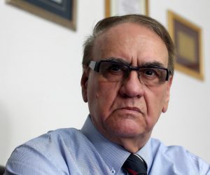 26.09.2017., Zagreb - Akademik Mirko Zelic, profesor u miru na Rudarsko-geoloskom-naftnom fakultet. Photo: Boris Scitar/Vecernji list/PIXSELL