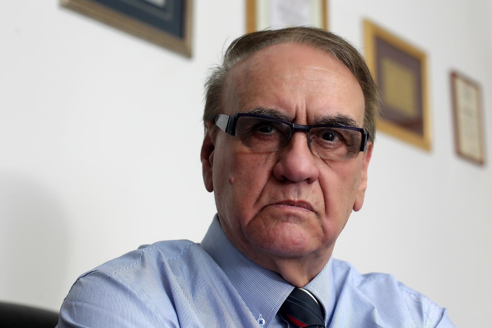 26.09.2017., Zagreb - Akademik Mirko Zelic, profesor u miru na Rudarsko-geoloskom-naftnom fakultet. Photo: Boris Scitar/Vecernji list/PIXSELL