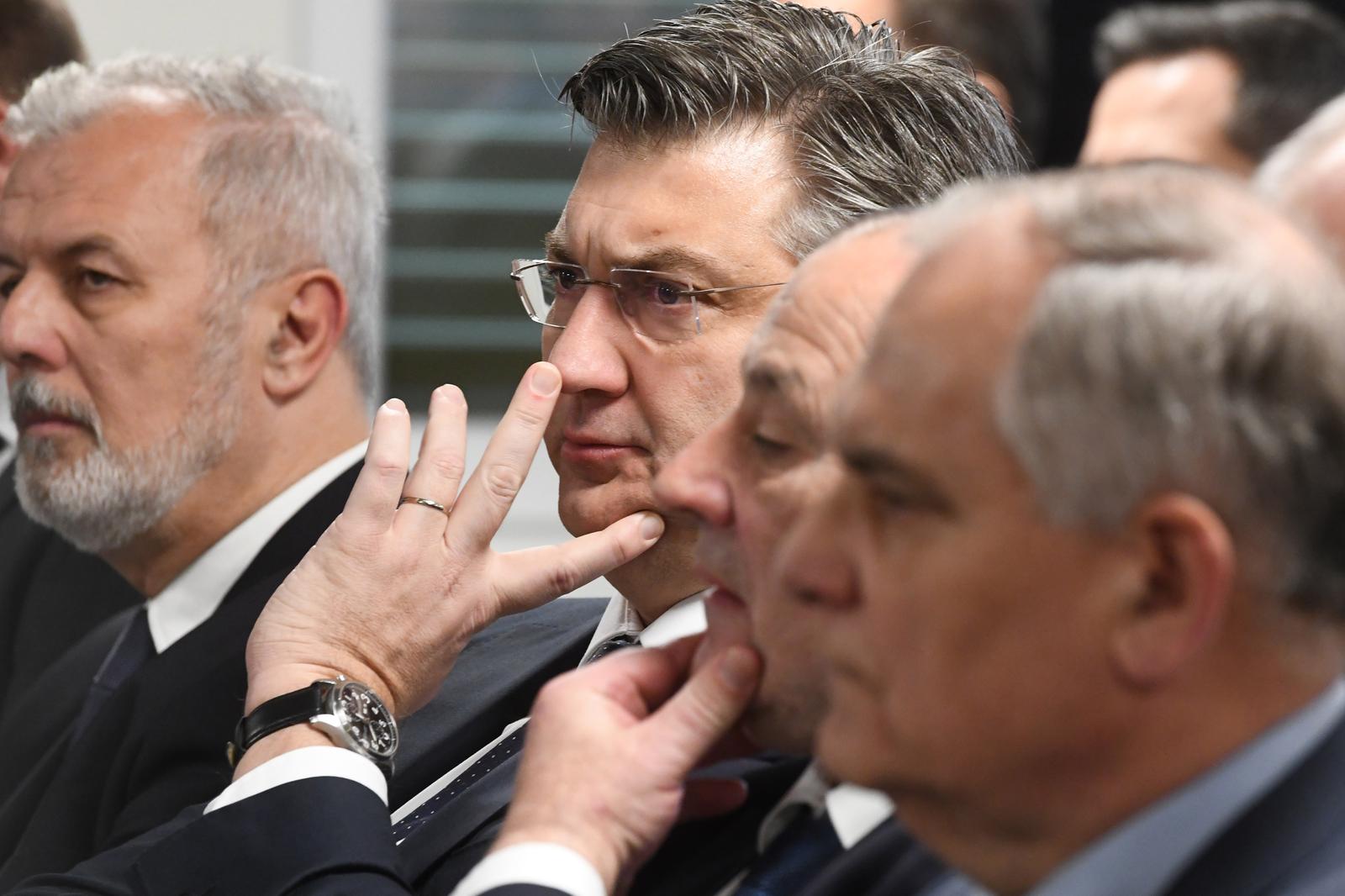 23.01.2023., Sinj - Predsjednik Vlade Andrej Plenkovic u Sinju je sudjelovao na svecanosti otvorenja Veteranskog centra. Andrej Plenkovic. Photo: Hrvoje Jelavic/PIXSELL