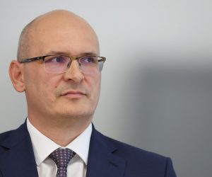 29.08.2022., Zagreb - U Ministarstvu financije odrzana je konferencija za medije na kojoj su izjave dali sef Ureda za sprjecavanje pranja novca Ante Bilus, ravnatelj Porezne uprave Bozidar Kutlesa i ministar financija Marko Primorac. 
 Photo: Goran Stanzl/PIXSELL