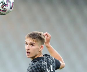 31.05.2021., stadion Ljudski vrt, Maribor, Slovenija - UEFA Europsko U21 prvenstvo, cetvrtfinale, Spanjolska - Hrvatska. Stipe Biuk Photo: Sanjin Strukic/PIXSELL