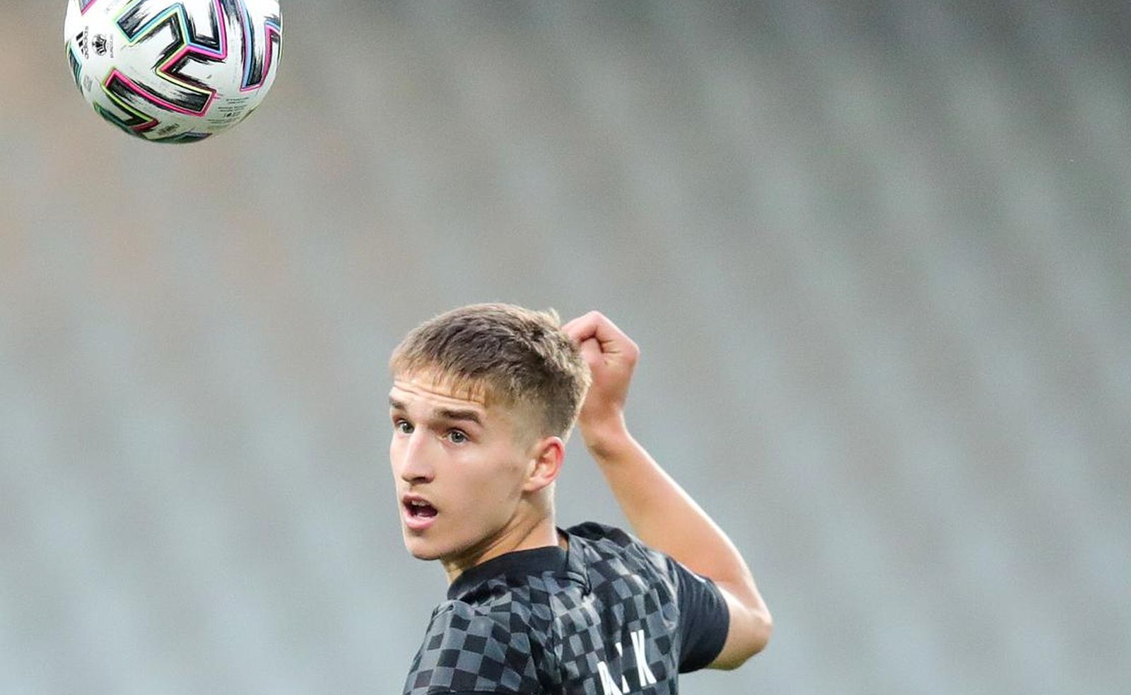 31.05.2021., stadion Ljudski vrt, Maribor, Slovenija - UEFA Europsko U21 prvenstvo, cetvrtfinale, Spanjolska - Hrvatska. Stipe Biuk Photo: Sanjin Strukic/PIXSELL