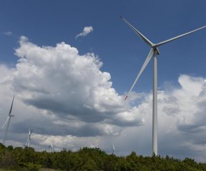 10.05.2022., Knin - Svecano otvaranje vjetrolektrane Ljubac kod Knina.   Photo: Hrvoje Jelavic/PIXSELL