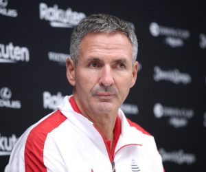 23.11.2022., Malaga, Spanjolska, Davis Cup by Rakuten, cetvrtfinale, Hrvatska - Spanjolska. Konferencija za medije nakon utakmice. Vedran Martic, Marin Cilic. Photo: Sanjin Strukic/PIXSELL