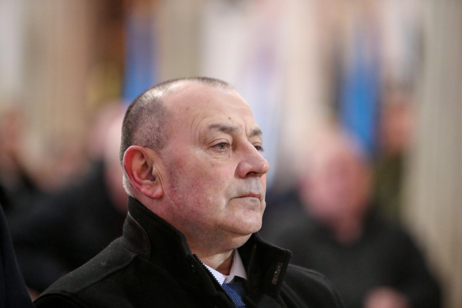 21.01.2023., Zadar - Sredisnja proslava jubilarne 30. obljetnice vojno-redarstvene operacije Maslenica. Sveta misa u crkvi sv. Sime. Tomo Medved  Photo: Sime Zelic/PIXSELL