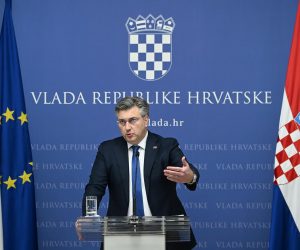 31.01.2022., Zagreb - Izjava premijera Andreja Plenkovica nakon sastanka vladajuce koalicije.  Photo: Marko Lukunic/PIXSELL