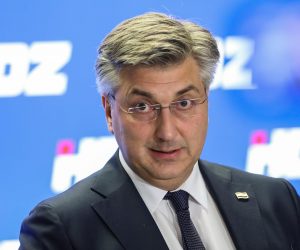 16.01.2023., Zagreb - Sjednica sireg predsjednistva HDZ-a. Nakon sjednice novinarima se obratio predsjednik Vlade Andrej Plenkovic. Photo: Jurica Galoic/PIXSELL