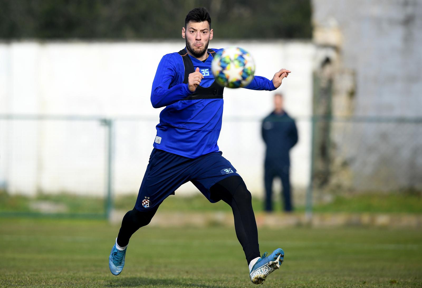 16.01.2020., Rovinj - Nogometasi Dinama na pripremama za drugi dio sezone. Roko Baturina."nPhoto: Marko Lukunic/PIXSELL