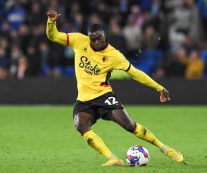Sky Bet Championship Cardiff City v Watford Ken Sema 12 of Watford during the Sky Bet Championship match Cardiff City vs Watford at Cardiff City Stadium, Cardiff, United Kingdom, 2nd November 2022 Photo by Mike Jones/News Images Cardiff Cardiff City Stadium South Glamorgan United Kingdom Copyright: xMikexJones/NewsxImagesx
