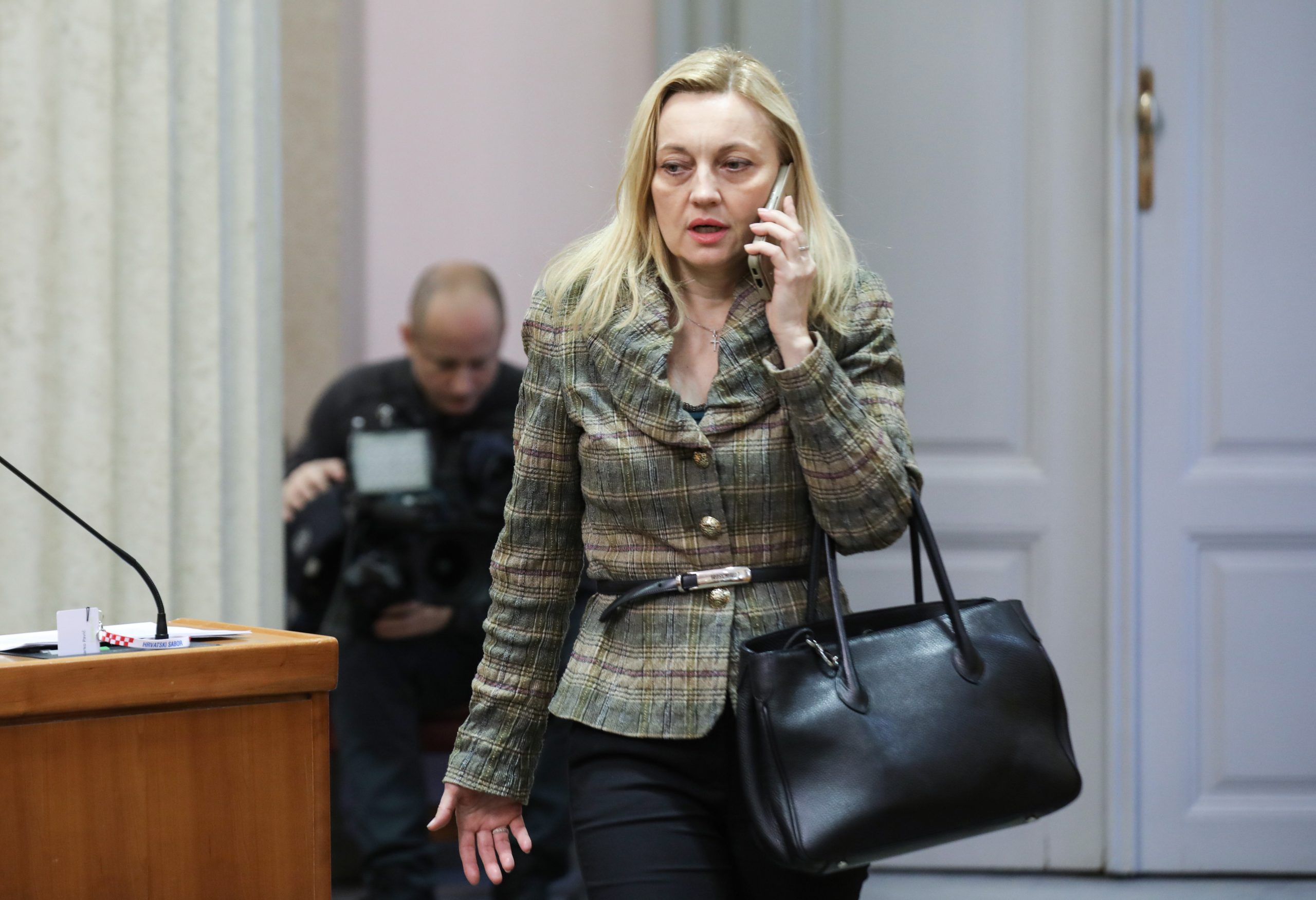 Zagreb, 27.01.2023. -  Nastavak 15. sjednice Hrvatskoga sabora koja je započela obraćanjem predsjednika Sabora Gordana Jandrokovića u povodu obilježavanja Međunarodnog dana sjećanja na žrtve holokausta. Na fotogrtafiji Marijana Petir.
foto HINA/ Admir BULJUBAŠIĆ/ abu
