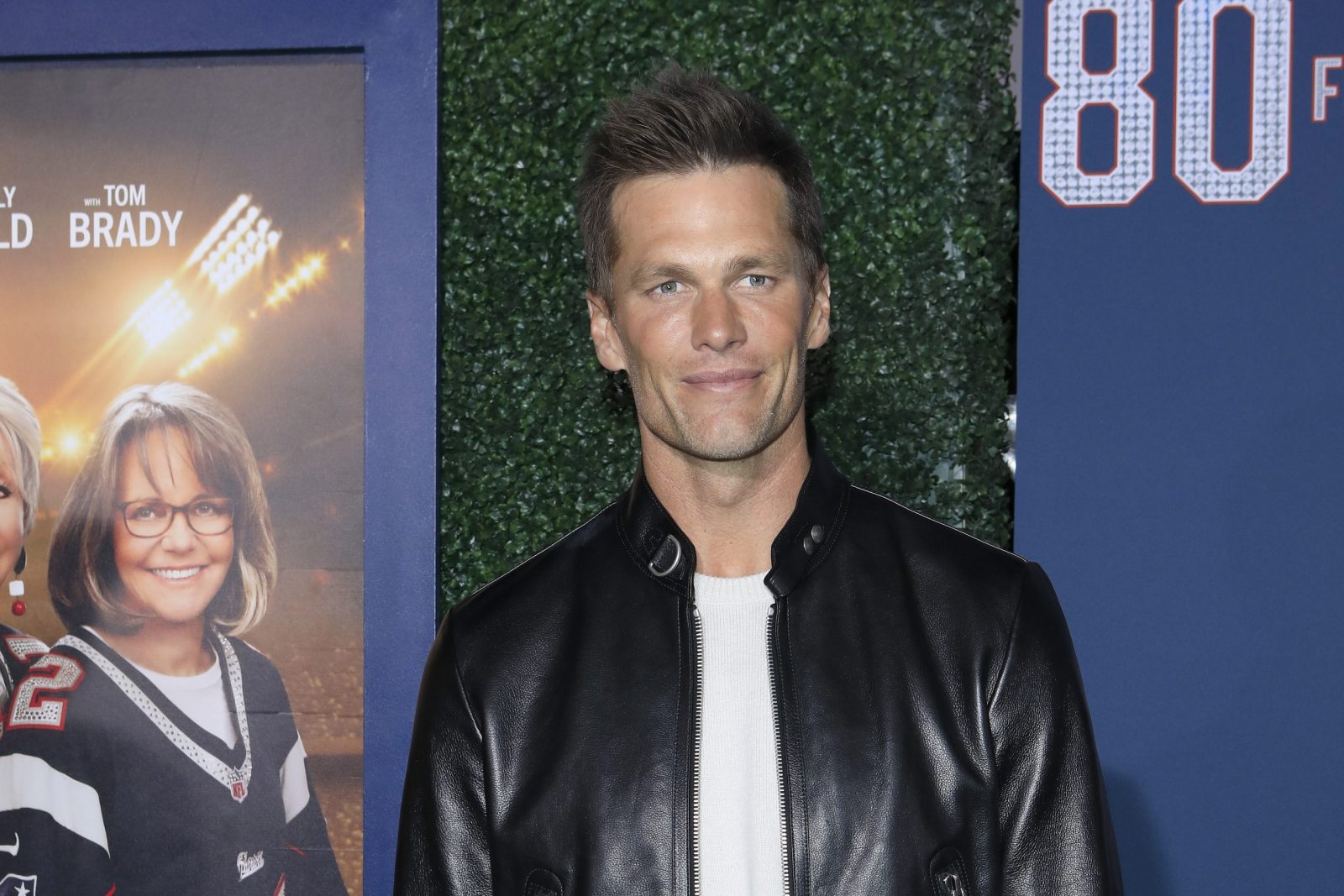 epa10442145 Tom Brady poses at the premiere of the '80 For Brady' movie at the Regency Village Theater in Los Angeles, California, USA, 31 January 2023 (issued 01 February 2023). The movie will be released in theaters on 03 February 2023.  EPA/NINA PROMMER