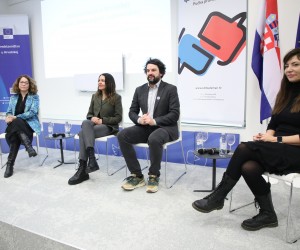 Zagreb, 06.02.2023. - Predstavljanje istraživanja o stavovima i razini svijesti o diskriminaciji i pojavnim oblicima diskriminacije u Hrvatskoj. Na fotografiji pučka pravobraniteljica Tena Šimonović Einwalter, Mirjana Matešić, Hrvatski poslovni savjet za održivi razvoj – HRPSOR, Boris Jokić, Institut za društvena istraživanja, Snježana Vasiljević, Pravni fakultet Sveučilišta u Zagrebu i posebna savjetnica potpredsjednice Vlade RH.
foto HINA/ Admir BULJUBAŠIĆ/ abu