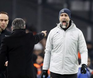 epa10455668 Olympique Marseille's Croatian head coach Igor Tudor reacts during the French Cup round of 16 match soccer match between Olympique Marseille and Paris Saint Germain, in Marseille, southern France, 08 February 2023.  EPA/SEBASTIEN NOGIER