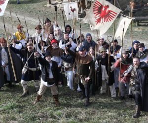 01.02.2020., Gornja Stubica - Okupljanjem kmetova u Hizakovcu kod kuce Matije Gupca te puntanjem i sukobom s velikaskom vojskom pod Gupcevom lipom pocelo je uprizorenje Seljacke bune 1573rPhoto: Boris Scitar/Vecernji list/PIXSELL