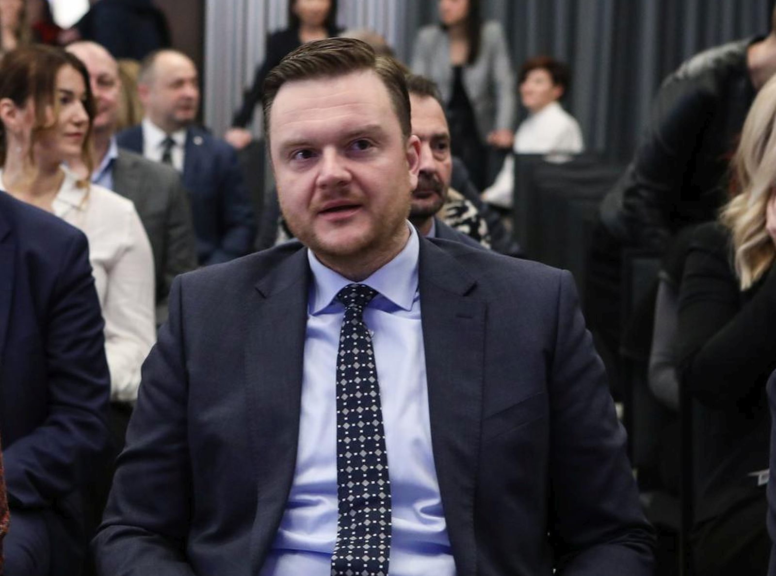 01.02.2023., Zagreb - Konferencija "Podizanje dugorocnog rasta i produktivnosti Hrvatske" u organizaciji Ureda Svjetske banke u Hrvatskoj. Tema konferencije proizlazi iz izvjesca Svjetske banke "Postavljanje temelja: Poticanje produktivnosti za osiguranje buduceg prosperiteta u Hrvatskoj", koje analizira pokretace rasta produktivnosti i predstavlja neke politicke preporuke za povecanje produktivnosti. Uvodne govore odrzali su regionalna direktorica Svjetske banke za zemlje EU-a Gallina A. Vincelette i ministar financija Marko Primorac.  Photo: Robert Anic/PIXSELL