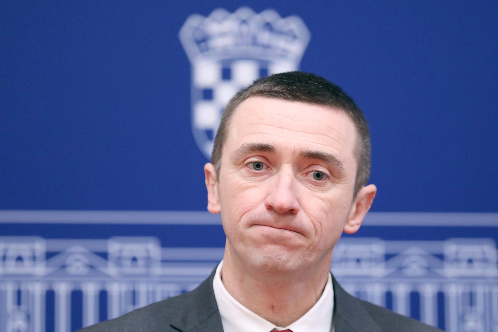 01.02.2023., Zagreb - Na konferenciji za medije odrzanoj u Saboru o aktualnim temema govorio je predsjednik Domovinskog pokreta Ivan Penava. Photo: Patrik Macek/PIXSELL