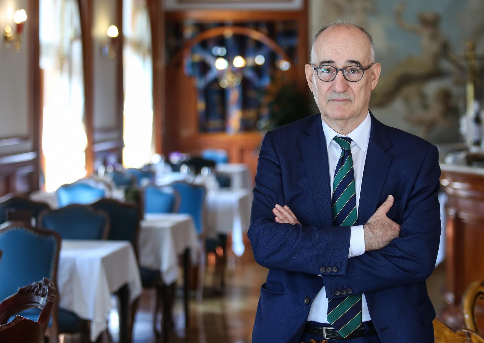 01.08.2019., Hotel Palace, Zagreb - Knjizevnik i diplomat Drago Stambuk. Photo: Marko Prpic/PIXSELL