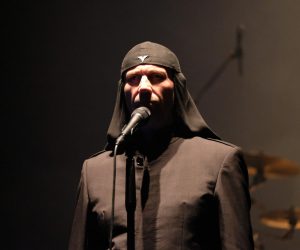 02.04.2022., Zagreb - Slovenska glazbena grupa Laibach izvela je generalnu probu prije vecerasnjeg koncerta u KD Vatroslav Lisinski. - Milan Fras Photo: Slaven Branislav Babic/PIXSELL
