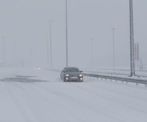 03.02.2018., A1 - Zimski uvjeti na autocesti A1 izmedju cvorova Sveti Rok i Karlovac. rPhoto: Dalibor Urukalovic/PIXSELL