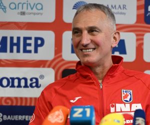 03.02.2023., Zagreb - U Hrvatskom rukometnom savezu predstavljen je novi izbornik reprezentacije Goran Perkovac Photo: Davorin Visnjic/PIXSELL