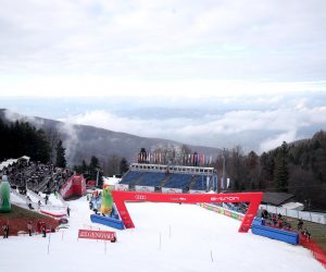 04.01.2023., Zagreb - Posljednje pripreme uoci pocetka prve voznje prve utrke zenskog slaloma Audi FIS Svjetskog skijaskog kupa Snow Queen Trophy 2023. Photo: Matija Habljak/PIXSELL