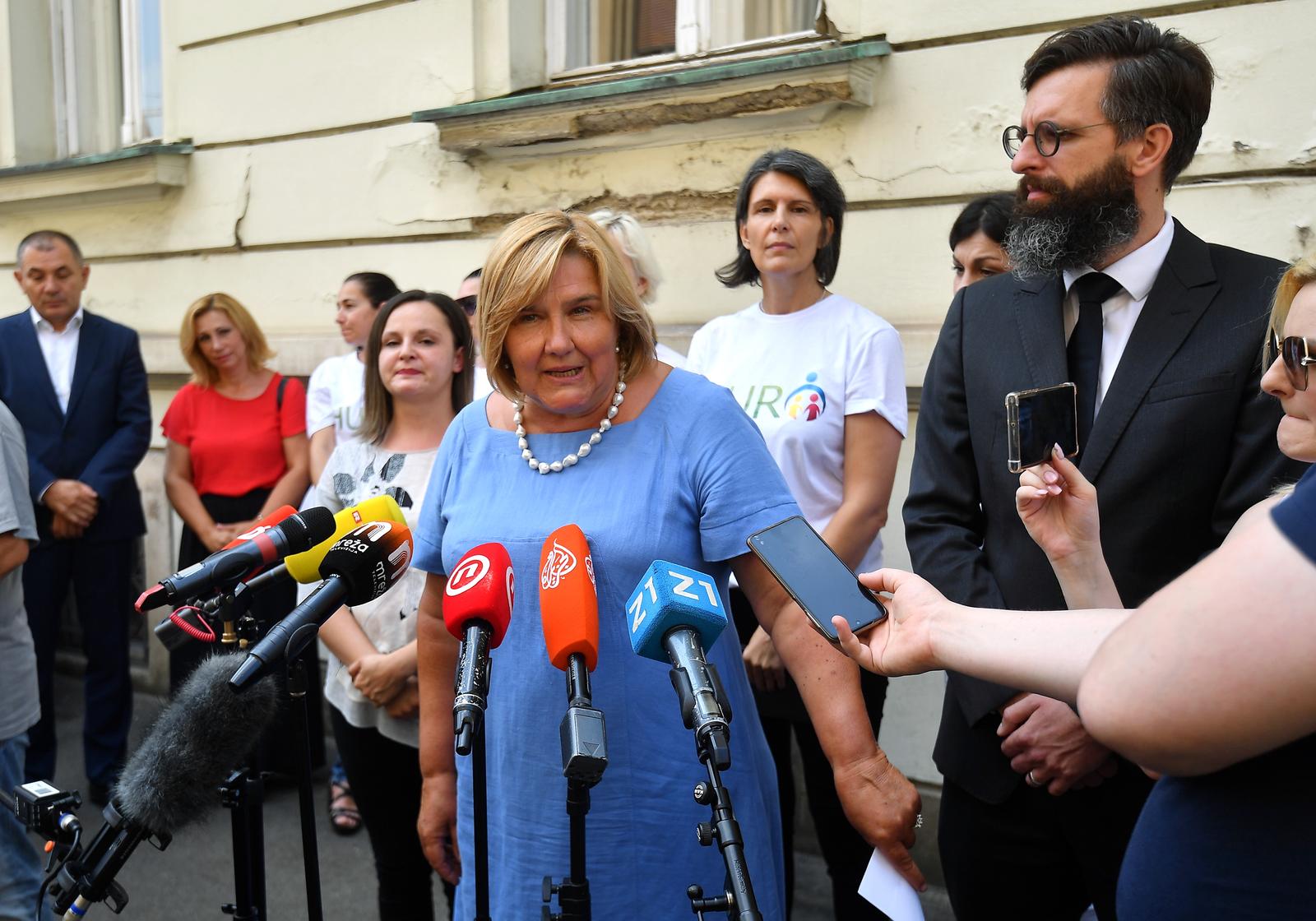 05.07.2022., Zagreb - Visoki upravni sud Republike Hrvatske,danas donosi za odluku o mjeri roditelj odgojitelj. Zeljka Markic
Photo: Marko Lukunic/PIXSELL Photo: Marko Lukunic/PIXSELL