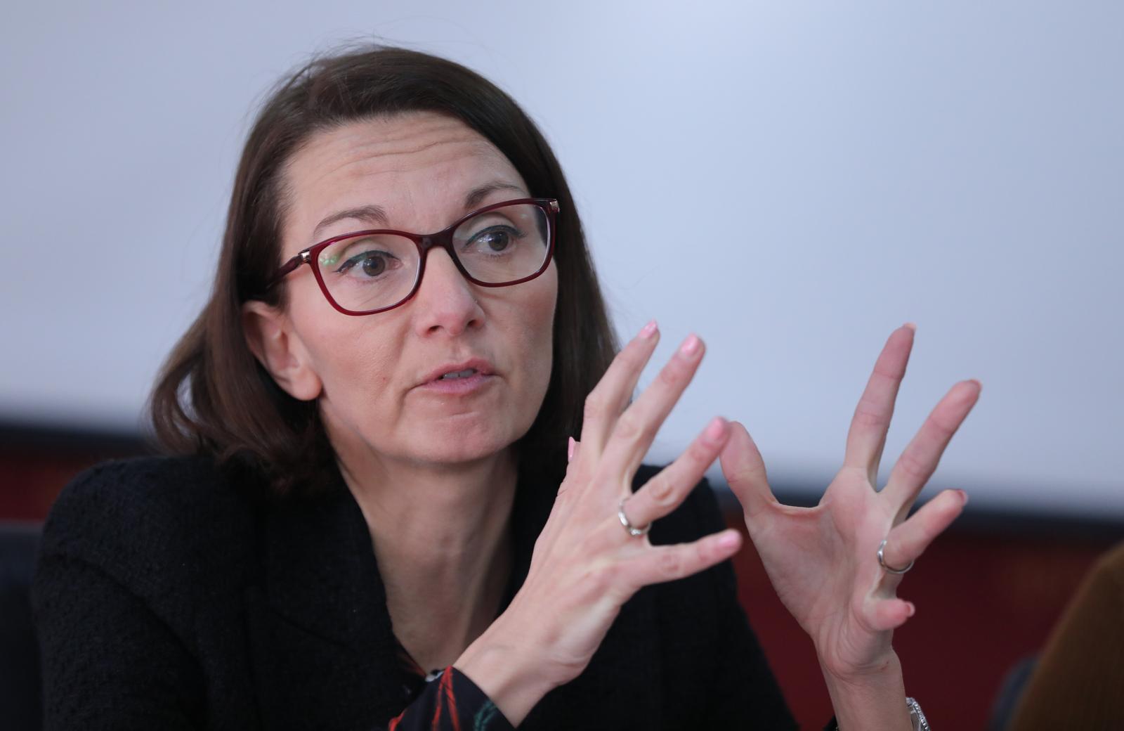06.02.2023.,Split - Dogradonacelnik Bojan Ivosevic i procelnica Maja Djerek obratili se medijima na temu o poskupljenjima gradskih socijalnih stanova. Photo: Ivo Cagalj/PIXSELL