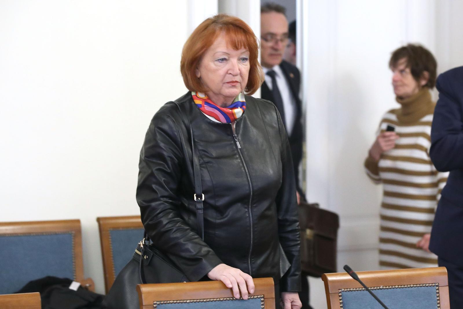 07.02.2023., Zagreb - U Saboru je pocela 48. sjednica Odbora za pravosudje, na kojoj Glavna drzavna odvjetnica Republike Hrvatske Zlata Hrvoj Sipek podnosi uzvjesce o radu drzavnih odvjetnistava u 2021. godini. Photo: Patrik Macek/PIXSELL