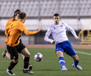 08.02.2023., Split - Utakmica doigravanja juniorske Lige prvaka: Hajduk-Sahtar.
Photo: Miroslav Lelas/PIXSELL Photo: Miroslav Lelas/PIXSELL