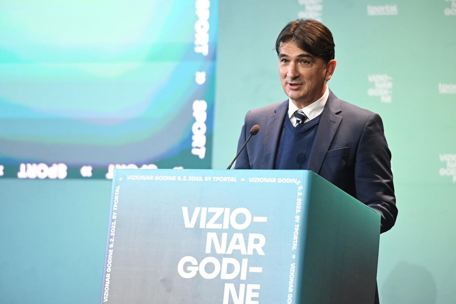 9.2.2023., Zagreb - U Laubi je odrzana konferencija Vizionar godine na kojoj su se okupili vodeci ljudi iz hrvatskog gospodarstva i drustvenog zivota. Nakon konferencije dodijeljena su priznanja. Photo: Davorin Visnjic/PIXSELL