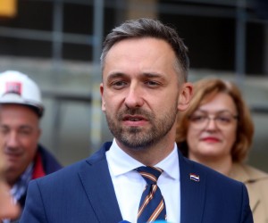 09.11.2022., Karlovac - Obilazak gradilista novog Centra za socijalnu skrb. ministar rada, mirovinskog sustava, obitelji i socijalne politike Marin Piletic Photo: Kristina Stedul Fabac/PIXSELL