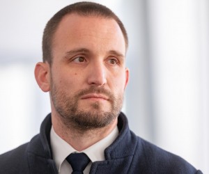 10.02.2023., Zadar -   Ministar regionalnog razvoja i fondova EU Sime Erlic  u svom je prvom sluzbenom radnom posjetu Gradu Zadru tijekom kojeg je obisao novoizgradjeni Centr za mlade. Sime Erlic. 
  Photo: Dino Stanin/PIXSELL