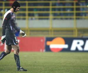 09.02.2011.Pula, Hrvatska -  Medjunarodna prijateljska nogometna utakmica izmedju Hrvatske i Ceske, povodom otvaranja obnovljenog stadiona Aldo Drosina.Petr Cech.Photo: Marko Prpic/PIXSELL