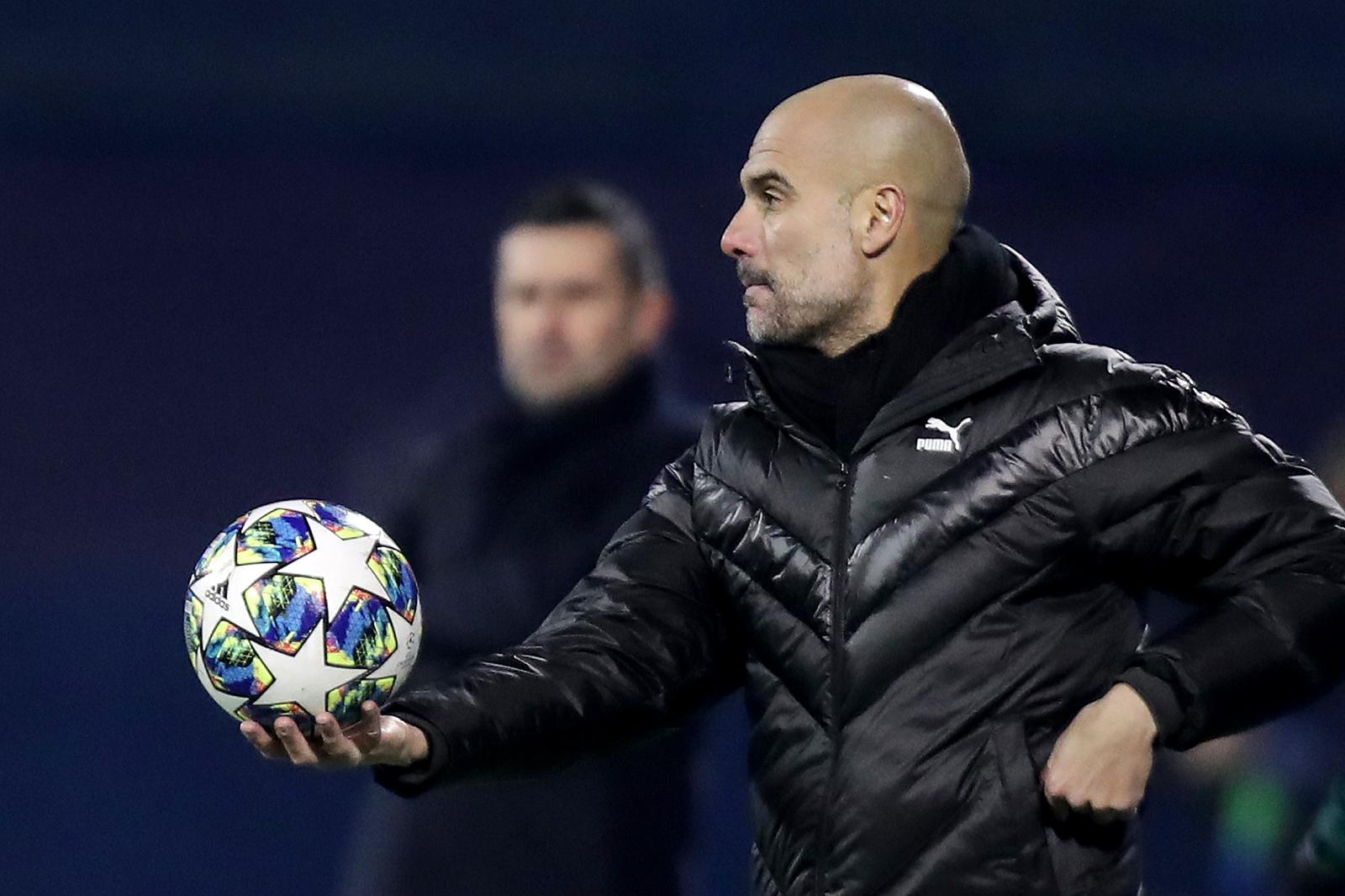 11.12.2019., Stadion Maksimir, Zagreb - UEFA Liga prvaka, skupina C, 6. kolo, GNK Dinamo - FC Manchester City. Pep Guardiola"nPhoto: Goran Stanzl/PIXSELL